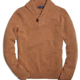 Saxxon? Wool Shawl Collar Sweater - Brooks Brothers