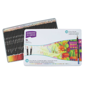 Derwent Academy Colouring Pencils Tin (Set of 36)
