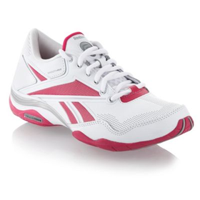 White and pink 'Traintone' trainers
