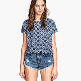 H&M Patterned Blouse $12.95