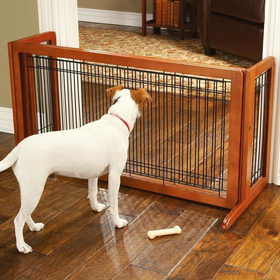 SAVE Freestanding Hardwood Dog Gates