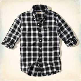 Black and White Check Shirt