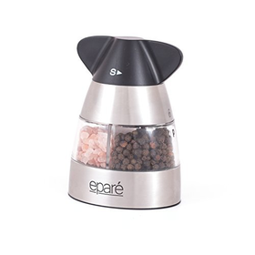 Eparé Compact Dual 2 in 1 Salt Pepper Mill and Grinder