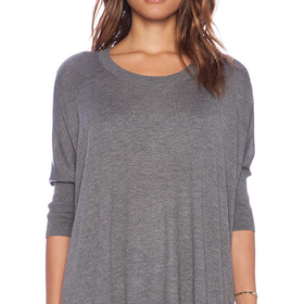 Splendid Cashmere Blend Sweater in Gray