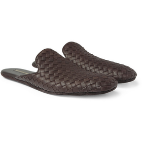 PRODUCT - Bottega Veneta - Intrecciato Leather Slippers - 400159 | MR PORTER