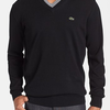 Lacoste Cotton V-Neck Sweater