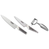 Global Knives 3 Piece Kitchen Knife and Peeler Starter Set