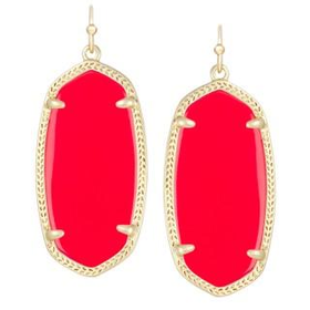 Elle Earrings in Bright Red - Kendra Scott Jewelry