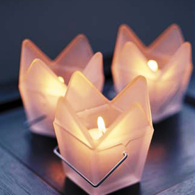 Dim Sum Votive Holders - Set of 3