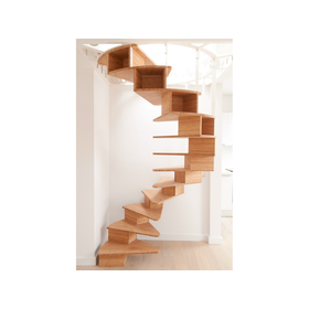 Wooden Spiral staircase OLMO by Jo-a | design S©bastien Boucquey