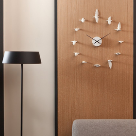 Birds in Motion Wall Clock