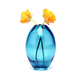 Blue Egg Vase