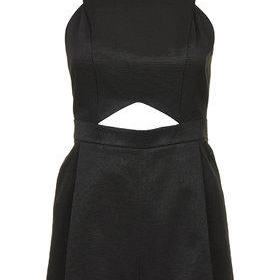 Cut-Out Playsuit - Black