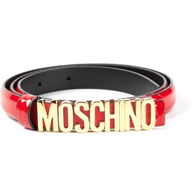 Moschino Logo Charm Belt