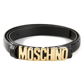 Moschino Logo Plaque Belt - Traffic Women - Farfetch.com