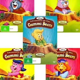 Gummi Bears Discs 1-5 (Region 4 Aus) DVD