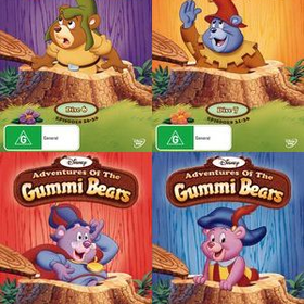 Gummi Bears Discs 6-9 (Region 4 Aus) DVD