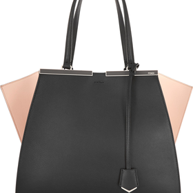 Fendi - 3Jours two-tone leather tote