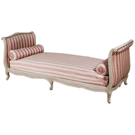 French Louis XV Walnut Painted Daybed