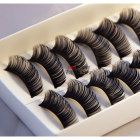 10 Pairs Thick Natural Fake False Eyelashes Eye Lashes