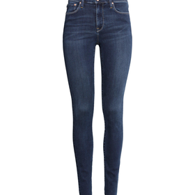 H&M - Shaping Skinny Regular Jeans - Denim blue - Ladies