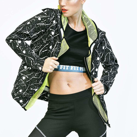 Natalie Splatter Print Sports Jacket