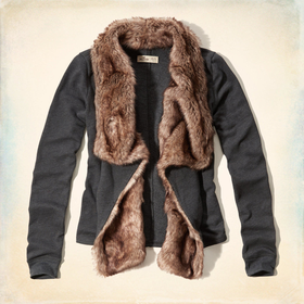 Woodson Mountain Faux Fur-Trimmed Sweatshirt