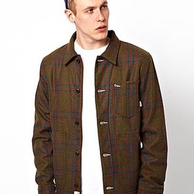 Vans Jacket Cheviot Blanket Check With Borg Lining