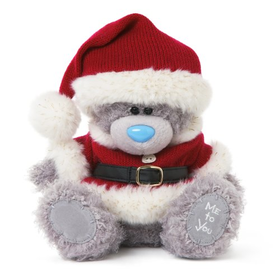 Me to You 7-inch Tatty Teddy Bear Wearing a Cute Santa Outfit Sits ...