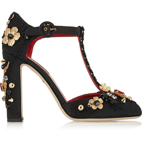 Dolce & Gabbana - Embellished brocade Mary Jane pumps