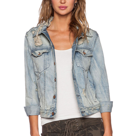 NSF Adam Denim Jacket in Brooks