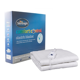 Silentnight Comfort Control Electric Blanket, Polyester - King