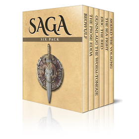 Saga Six Pack - Beowulf, The Prose Edda, Gunnlaug The Worm-Tongue, Eric The Red, The Sea Fight and S