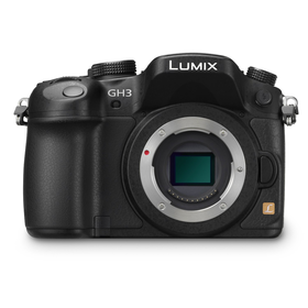 Panasonic Lumix DMC-GH3AEB-K Compact System Camera with 12-35mm Lens - Black
