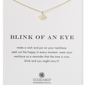 Dogeared Blink of an Eye Necklace, 16"