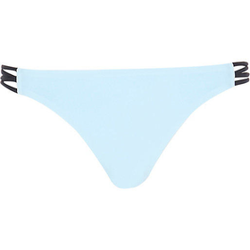 River Island Womens Blue strappy bikini bottoms