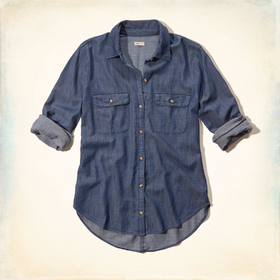 Chambray Boyfriend Shirt