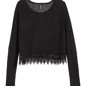 Fine-knit jumper - from H&M
