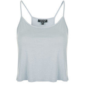 Cropped Cami - Pale Blue
