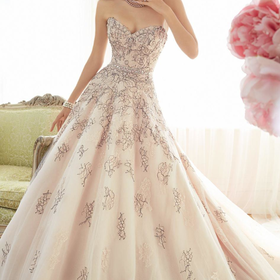 Strapless Misty Tulle Ballgown by Sophia Tolli