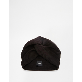 ASOS Fine Rib Knitted Turban Hat