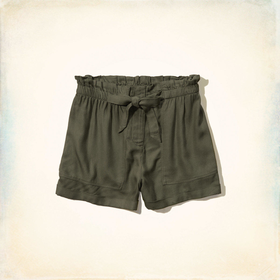 Hollister High Rise Drapey Shorts