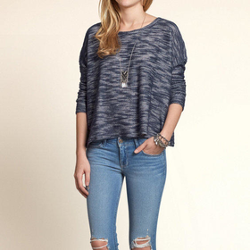 Textured Boxy T-Shirt