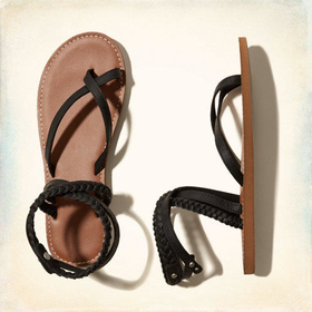 Braided Leather Sandals