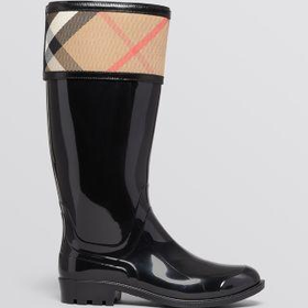 Burberry Rain Boots - Crosshill Housecheck | Bloomingdales's
