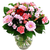 Clare Florist The One Love Bouquet Single Red Rose Mixed with Pink ...
