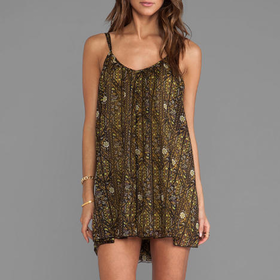 RVCA Garden Dress in Mustard