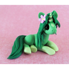 Green Unicorn with Flower