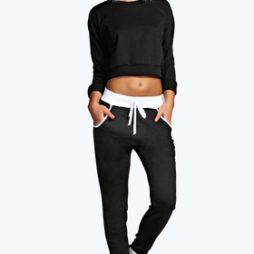 Sarah Contrast Binding Knitted Jogger