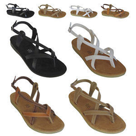 Women Sandals New Shoes Gladiator Thong Flops T Strap Flip Flat Size Strappy Toe